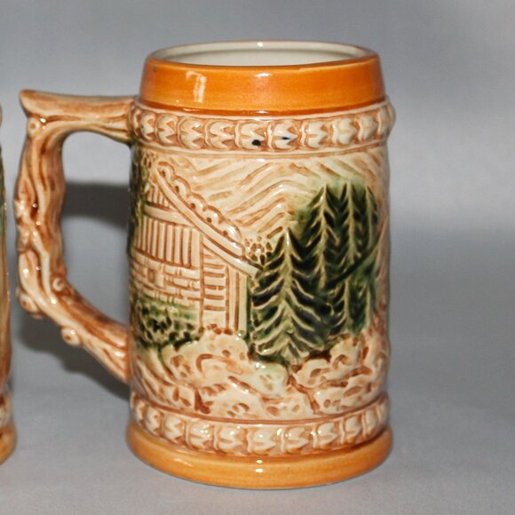 Pair of German Style Beer Steins | Made in Japan - Picture 4 of 6